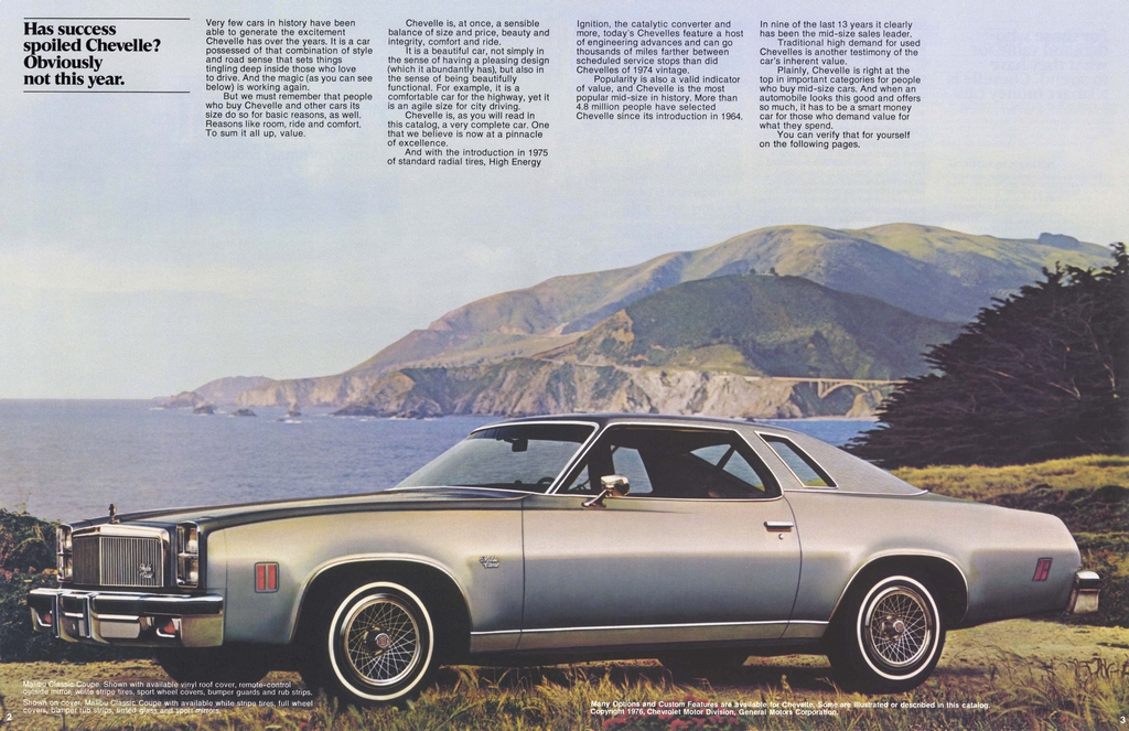 1977 Chev Chevelle Revised Brochure Page 6